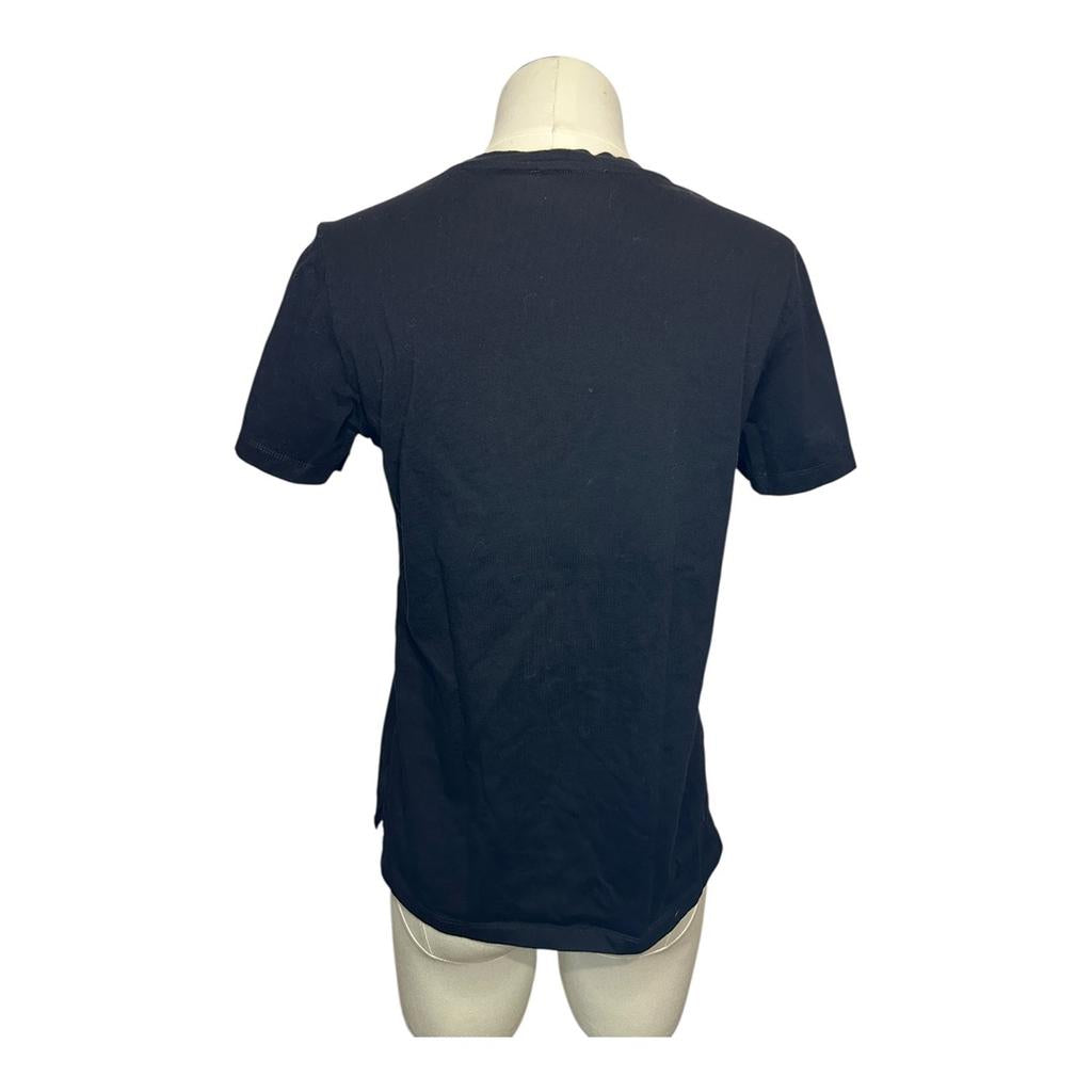 T-shirt Unis Maje - S - Noir/vert - État : Très Bon