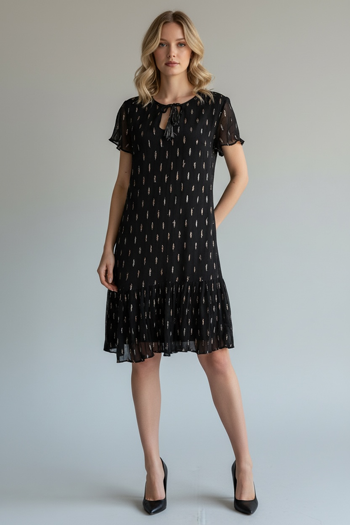 Robe Casual Ikks - 40 - Noir - État : Très Bon