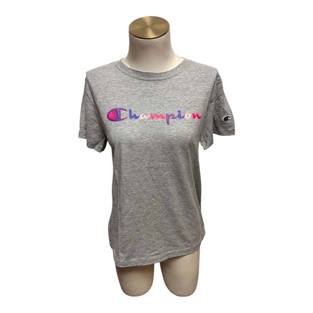 T-shirt Champion - S - Gris - État : Excellent