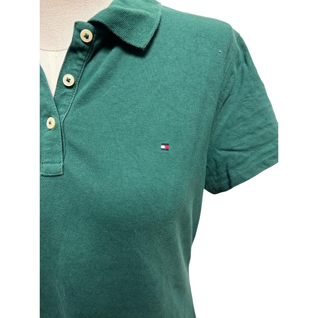 Polo Tommy Hilfiger - L - Vert - État : Excellent