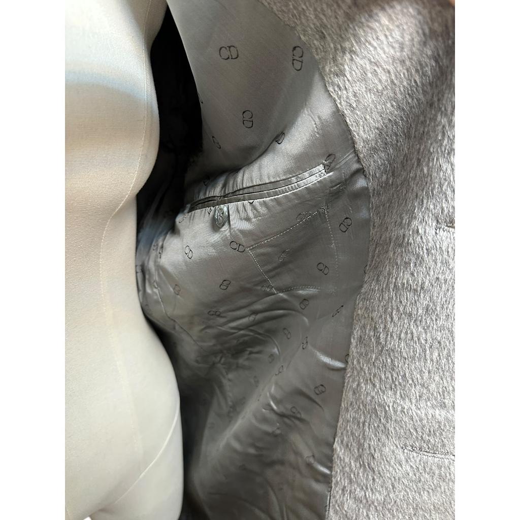 Manteau Long Christian Dior - Xl - Gris - État : Excellent