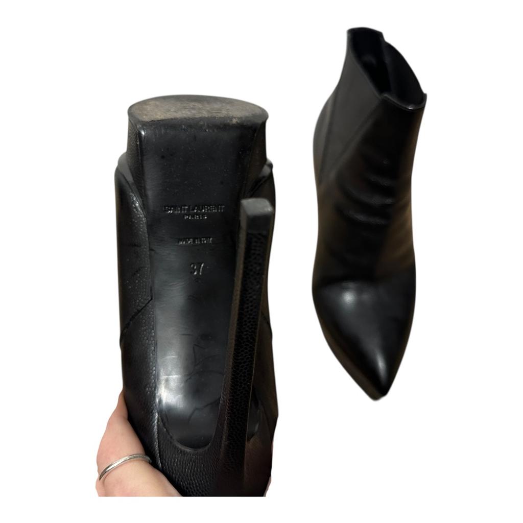 Bottines femme Saint Laurent - 37 - Noir - État : Excellent