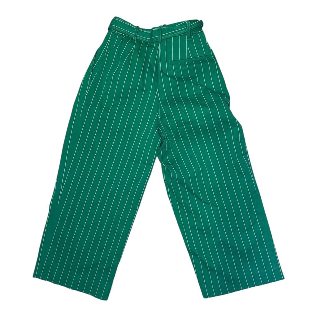 Pantalon A Jambes Large Chloé Stora - 34 - Vert - État : Excellent