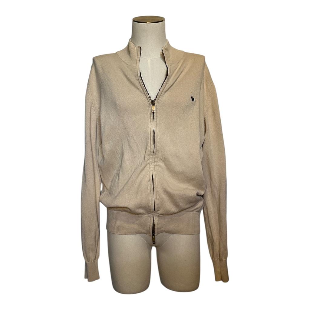 Cardigan Burberry - M - Crème - État : Très Bon