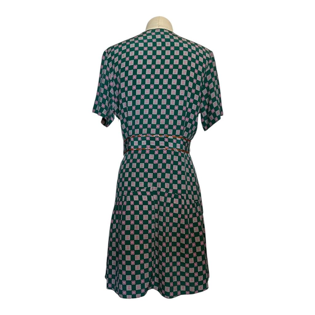 Robe Casual Sandro - 38 - Vert Multicolore - État : Très Bon