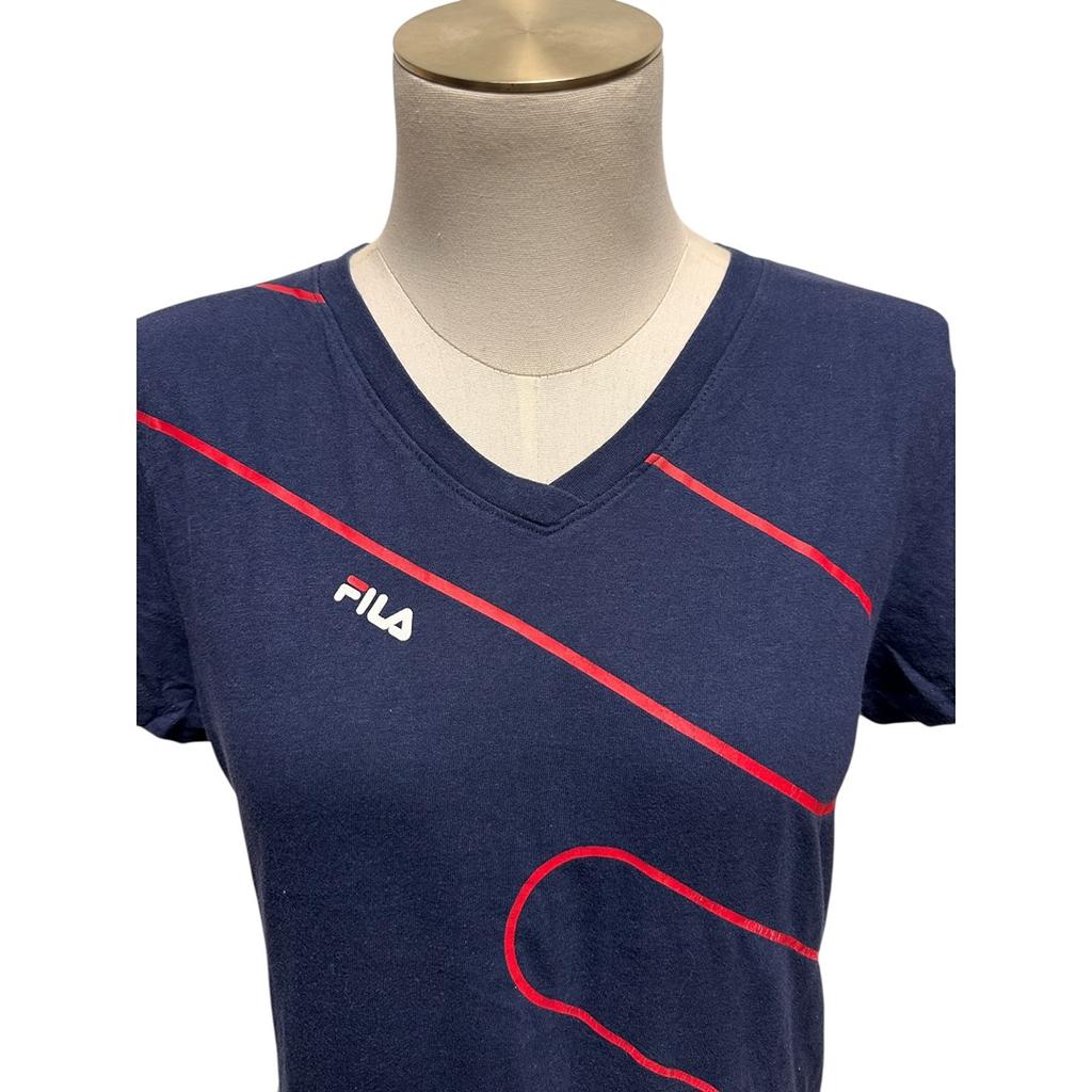 T-shirt sport Fila - M - Bleu marine - État : Excellent
