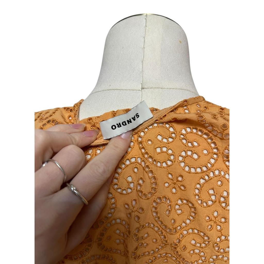 Top Sandro - M - Orange - État : Excellent