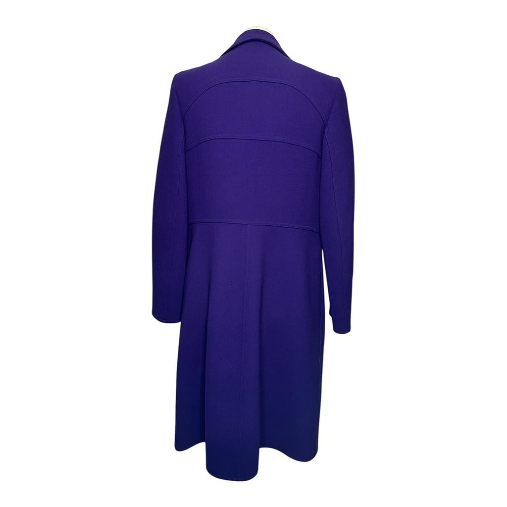 Pardessu Et Manteau Long Prada - 36 - Violet - État : Très B