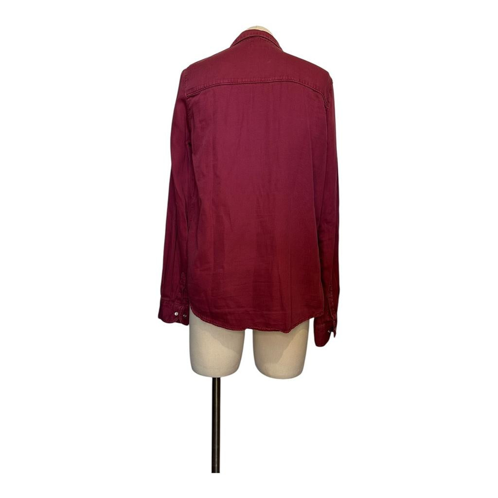 Chemise Unies Ba&sh - M - Bordeaux - État : Très Bon