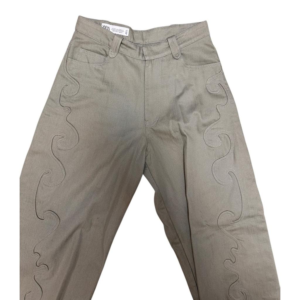 Pantalon Zara - S - Kaki - État : Excellent