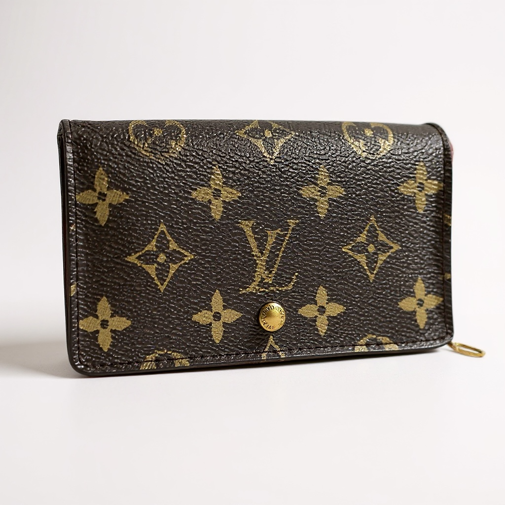 Porte-monnaie Louis Vuitton - Taille unique - Marron - État : Excellent