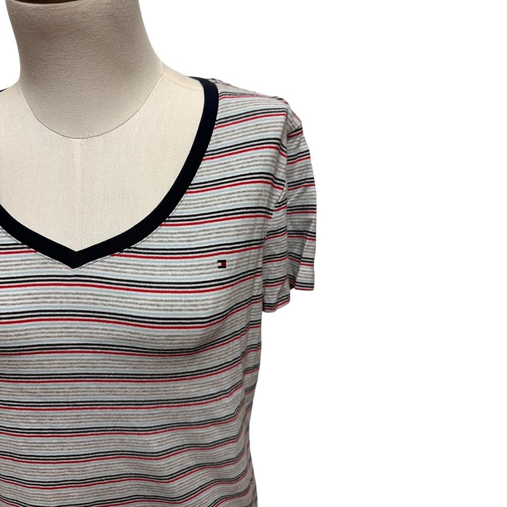 T-shirt Tommy Hilfiger - L - Gris - État : Excellent