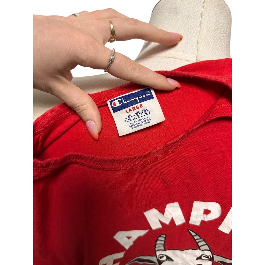 T-shirt Champion - L - Rouge - État : Excellent