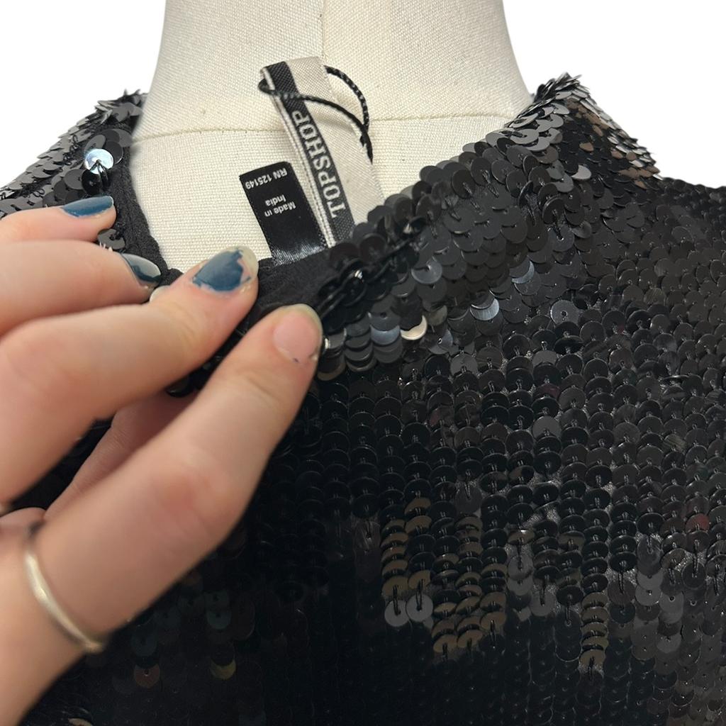 Chemise Topshop - M - Noir - État : Neuf