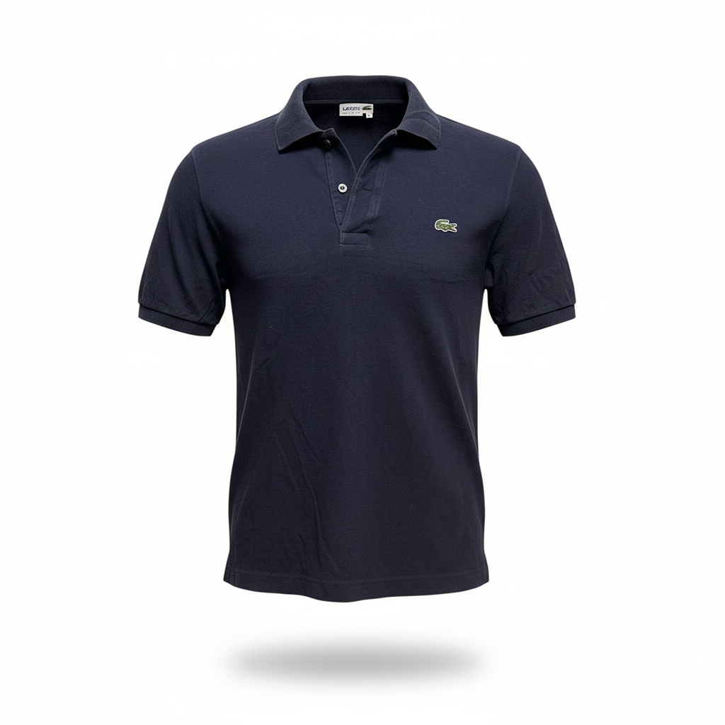 Polo Lacoste - L - Bleu Marine - État : Excellent