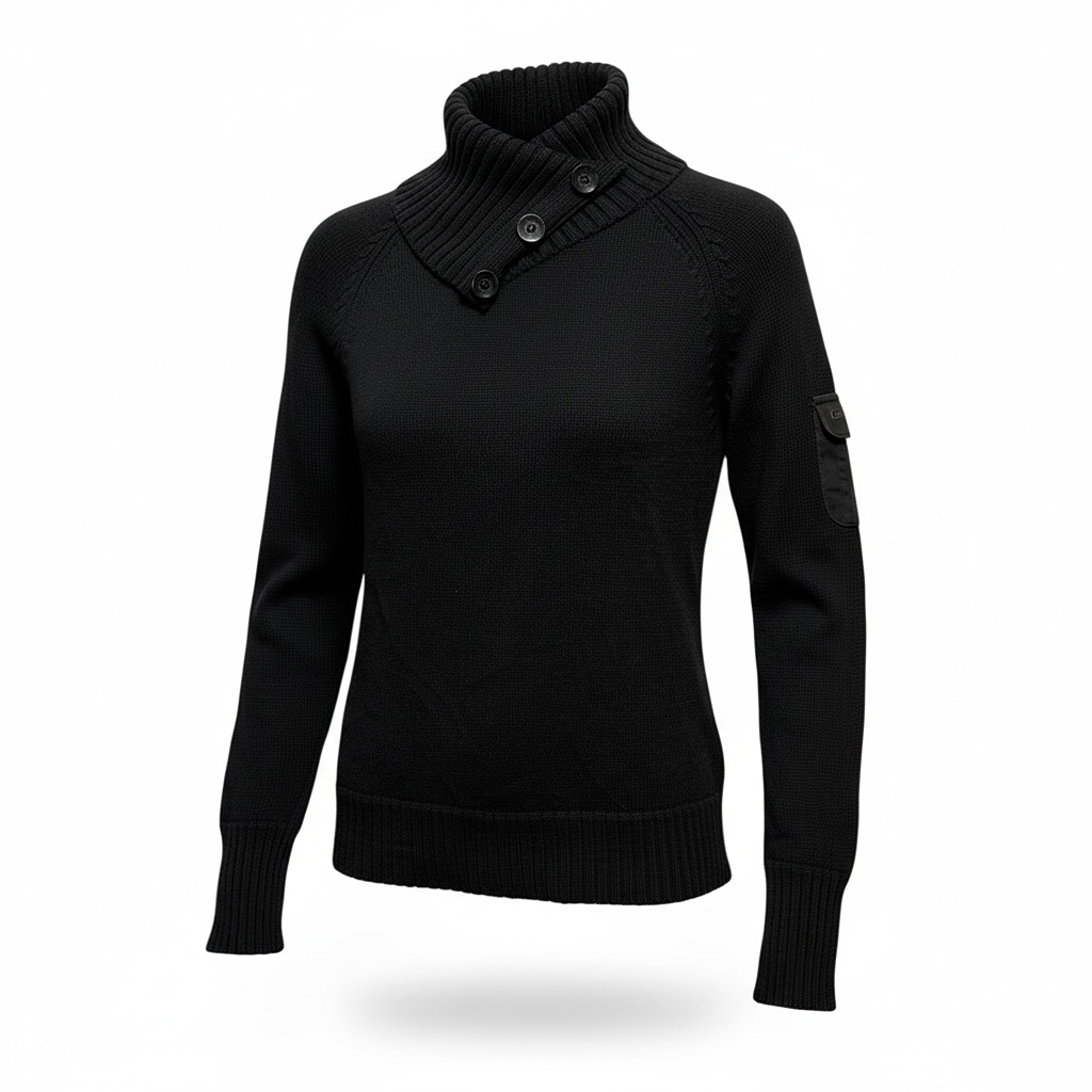 Pull col roulé Calvin Klein Jeans - M - Noir - État : Excellent