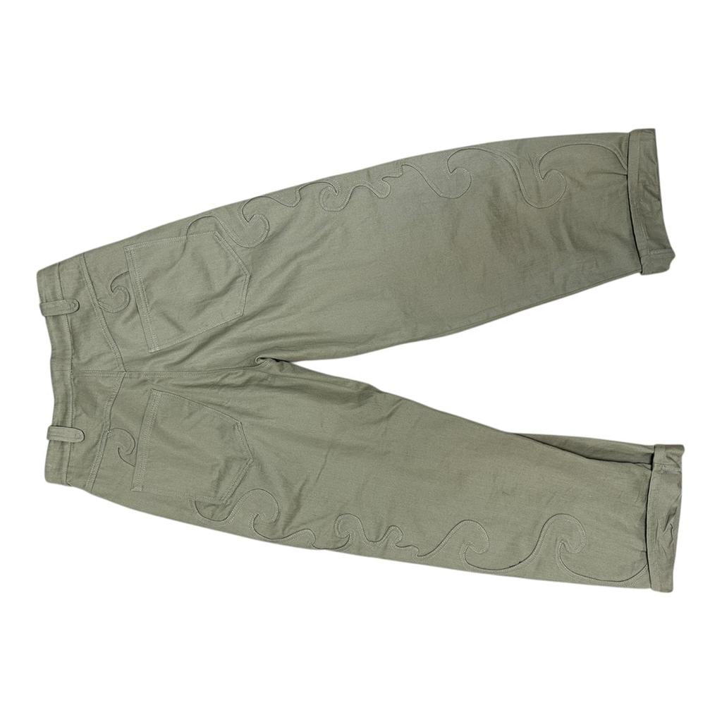 Pantalon Zara - S - Kaki - État : Excellent