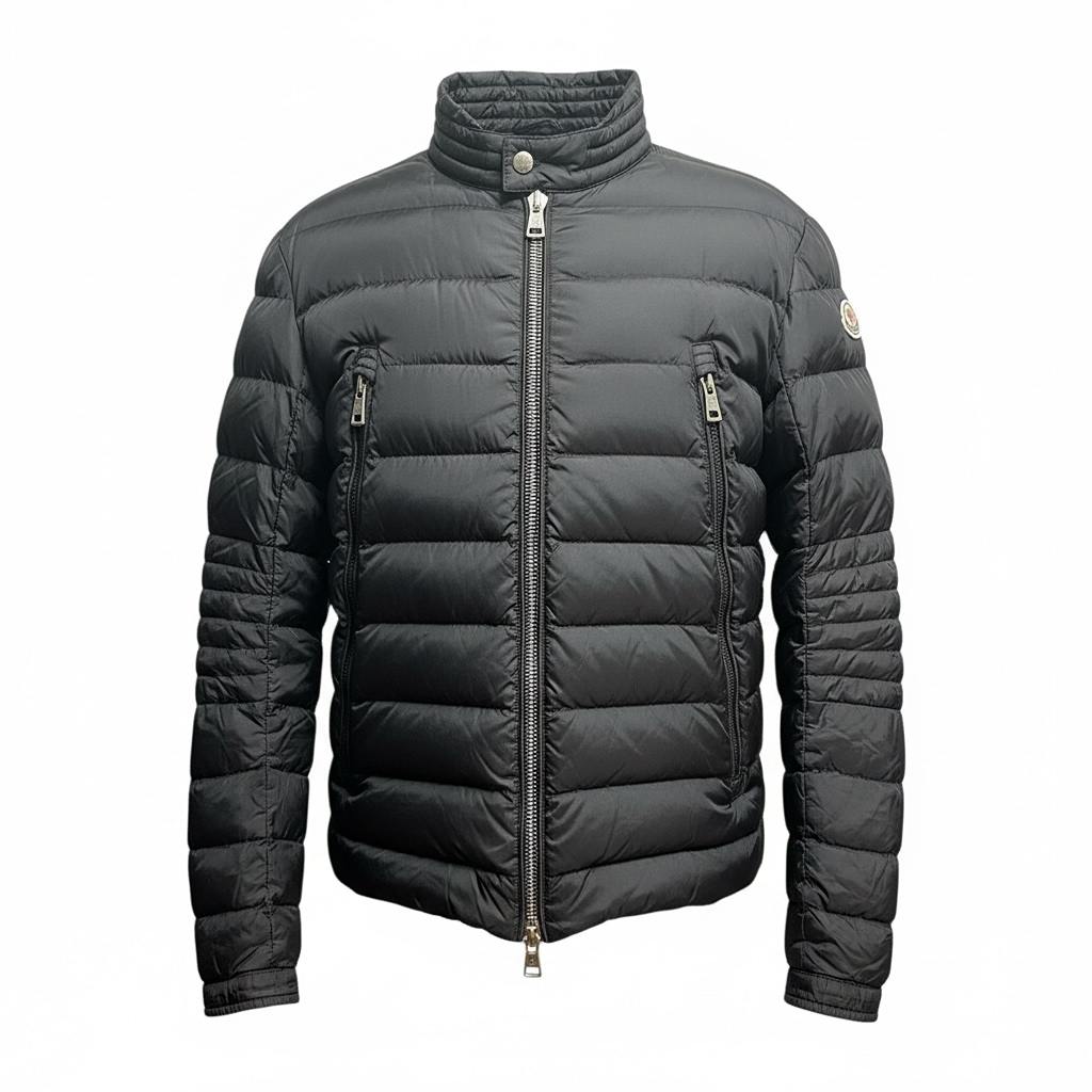 Doudoune Moncler - L - Noir - État : Très Bon