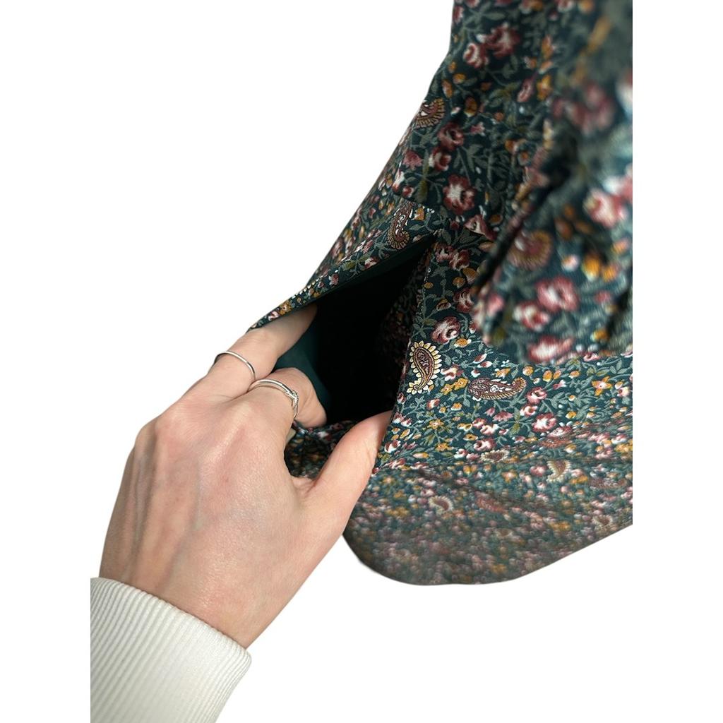 Robe & me Unlimited - 36 - vert foncé fleuri - État : Excellent