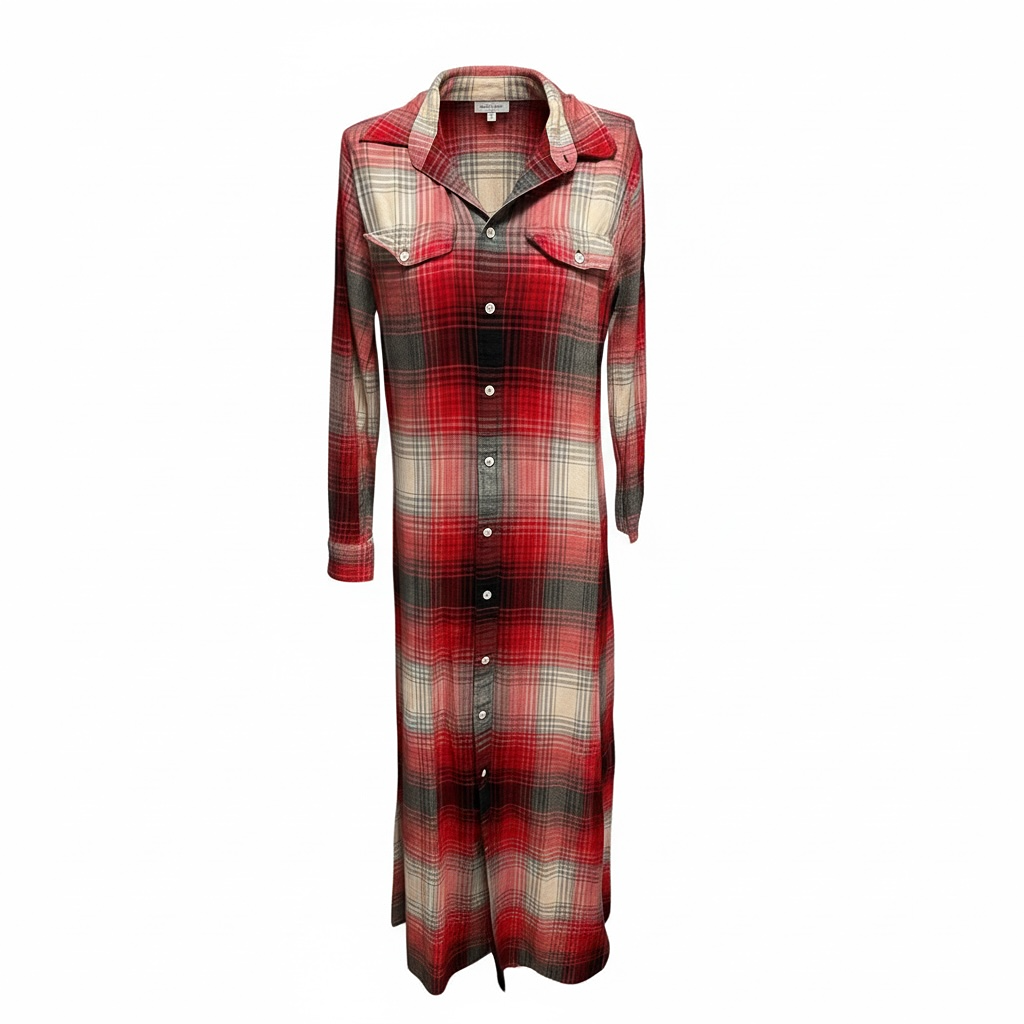 Robe Longue Ralph Lauren - 46 - Rouge - État : Excellent
