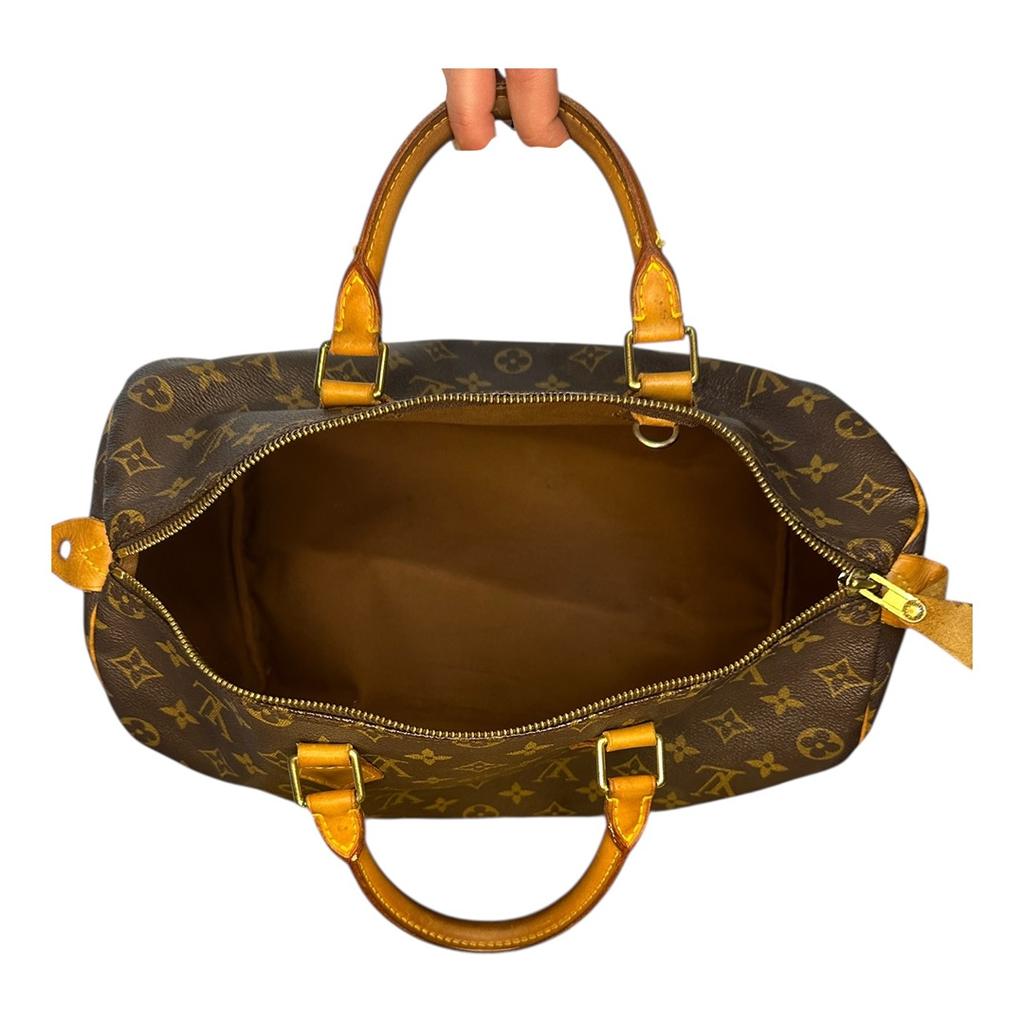 Sac à main Louis Vuitton Speedy 35- Taille unique - Marron - État : Excellent