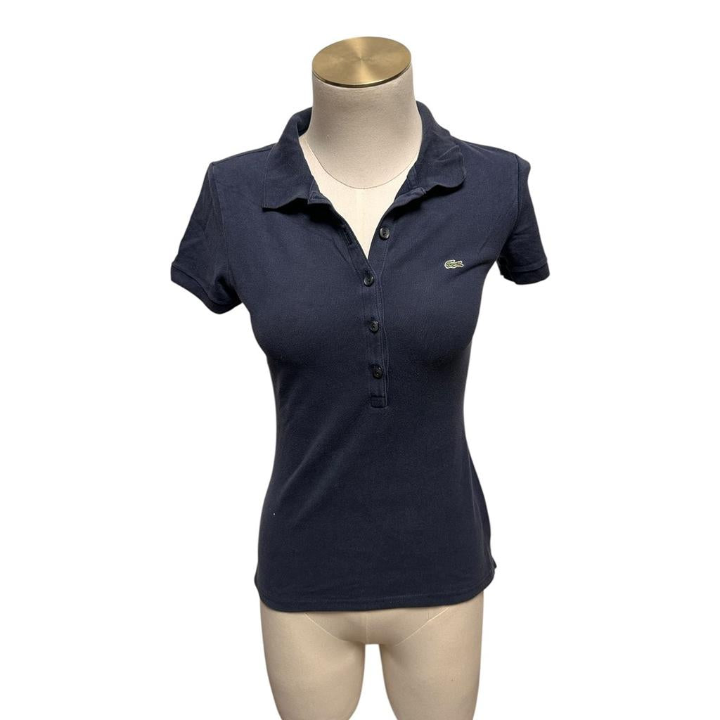Polo Lacoste - 36 - Marine - État : Excellent