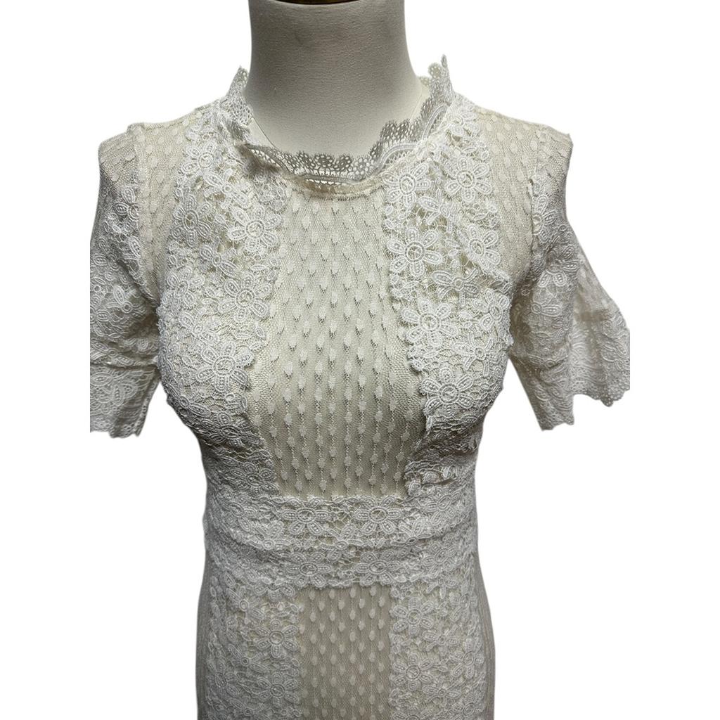 Robe Casual Maje - 36 - Blanc - État : Neuf