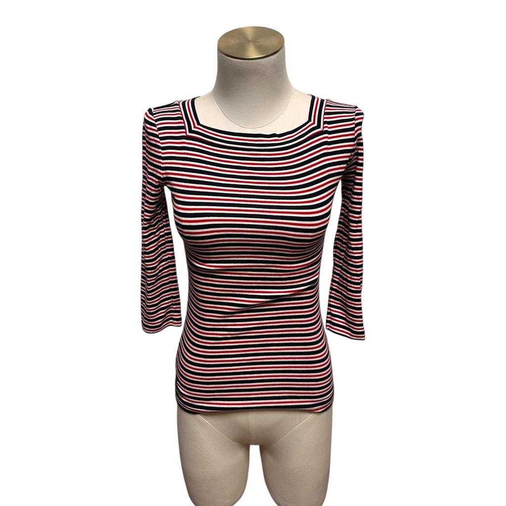 Top manches 3/4 Lauren Ralph Lauren - Xs - Marine - État : Excellent
