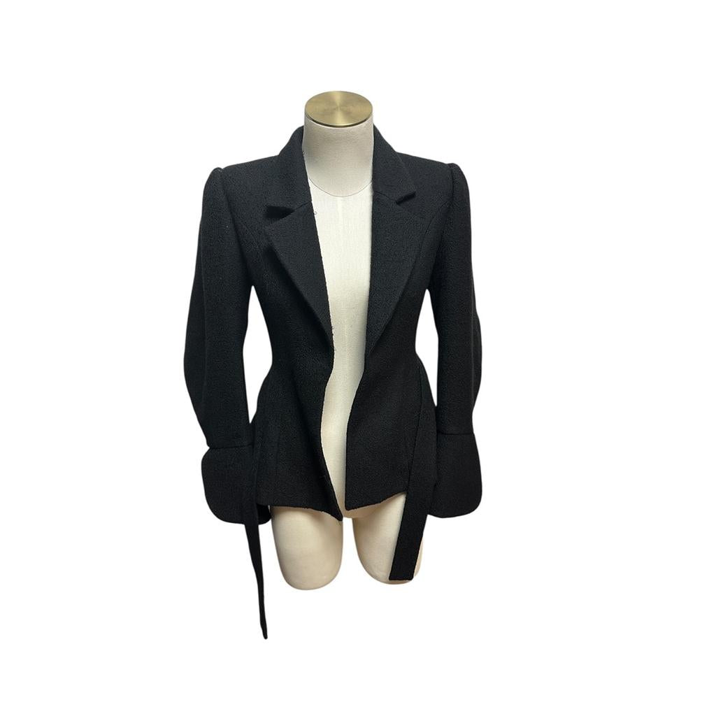 Veste Chemise Rochas - 36 - Noir - État : Très Bon