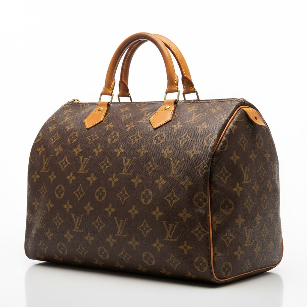 Sac à main Louis Vuitton Speedy 35- Taille unique - Marron - État : Excellent
