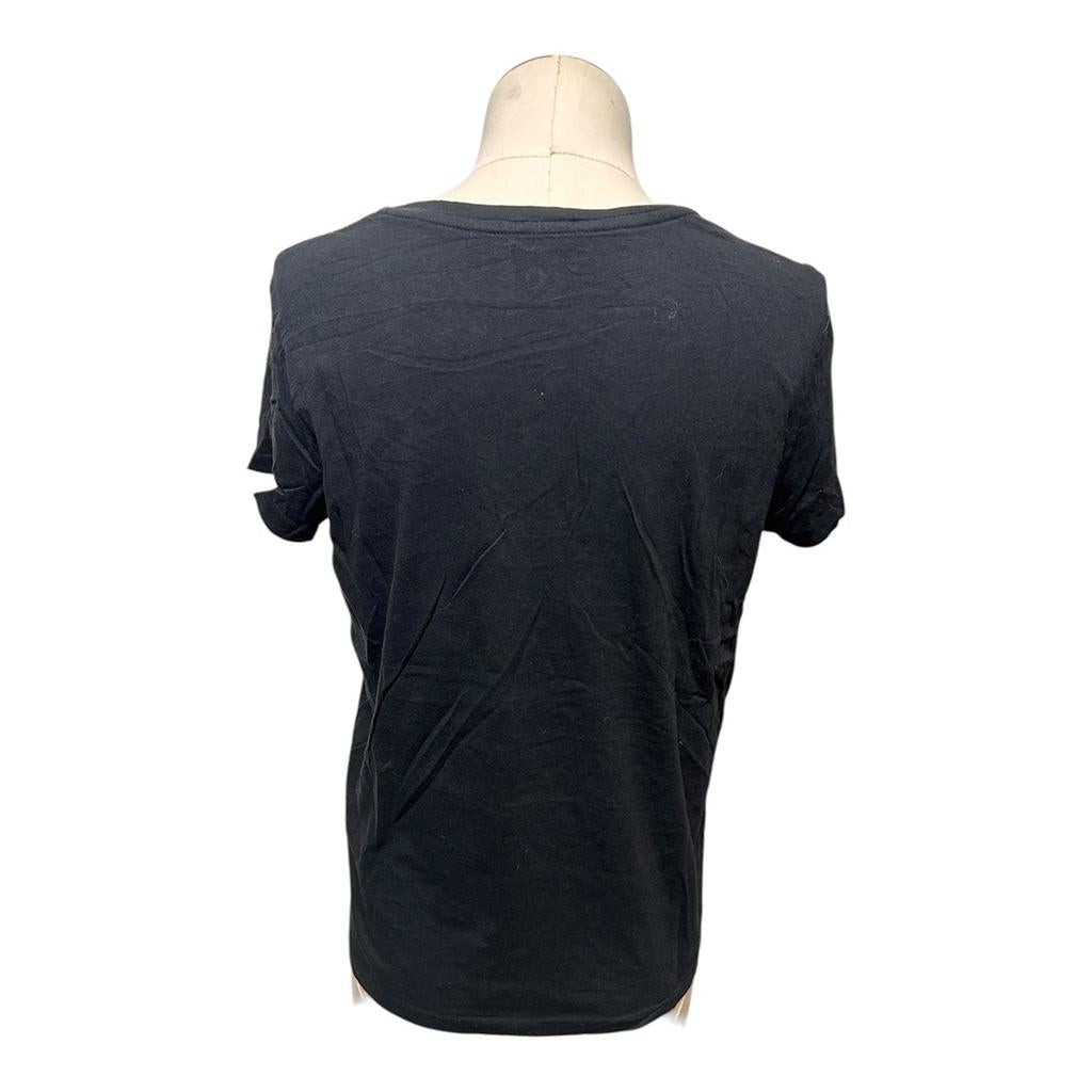 T-shirt col V Polo Ralph Lauren - L - Noir - État : Excellent