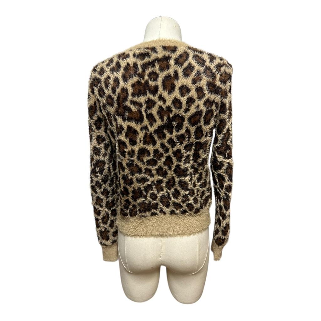 Pull Zara imprimé léopard - Xs - Beige - État : Excellent