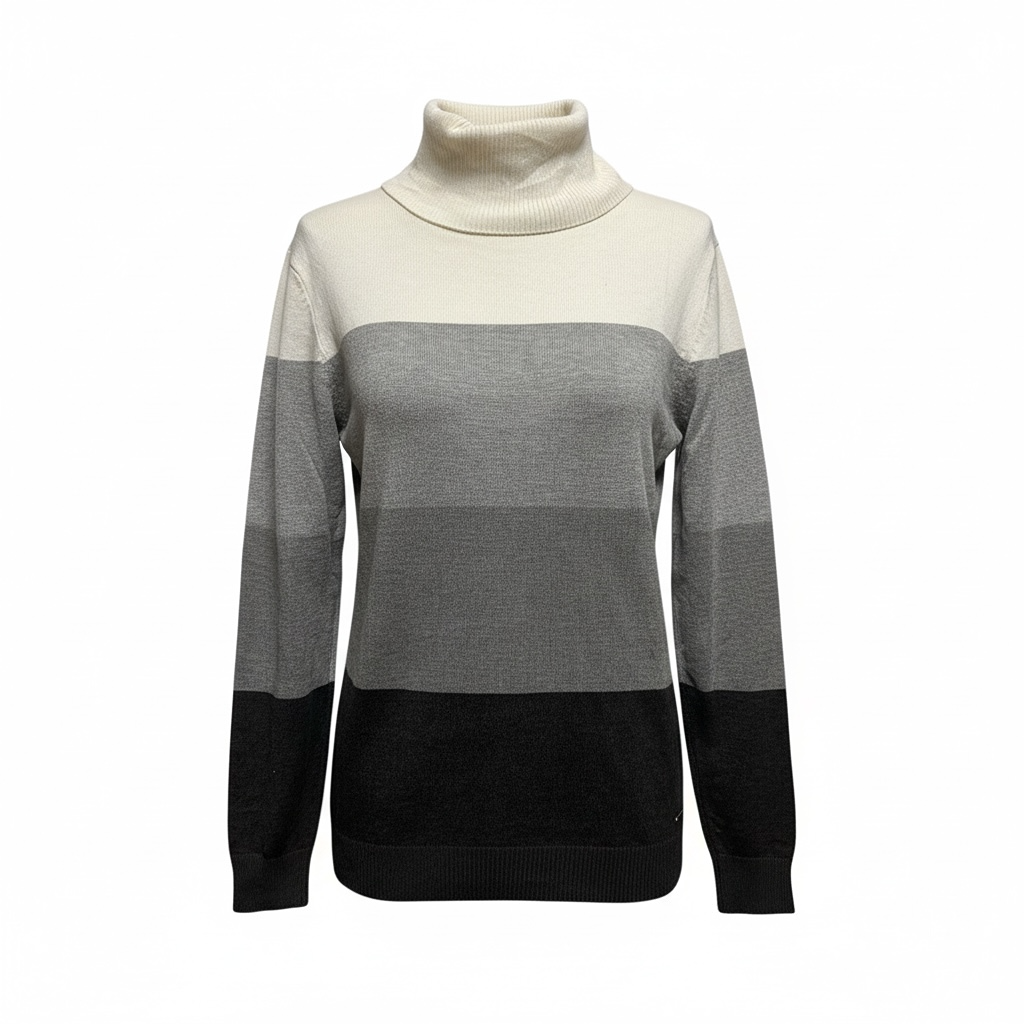 Pull col roulé Calvin Klein - M - Multicolore - État : Excellent