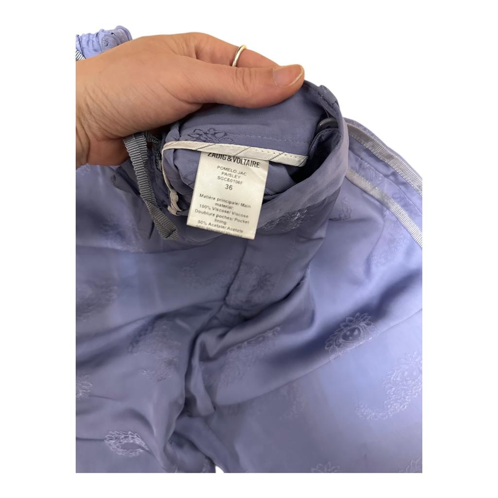 Pantalon Droit Zadig & Voltaire - 36 - Bleu - État : Trèsbon