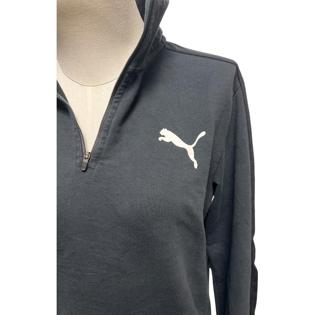Sweat col zippé Puma - M - Noir - État : neuf