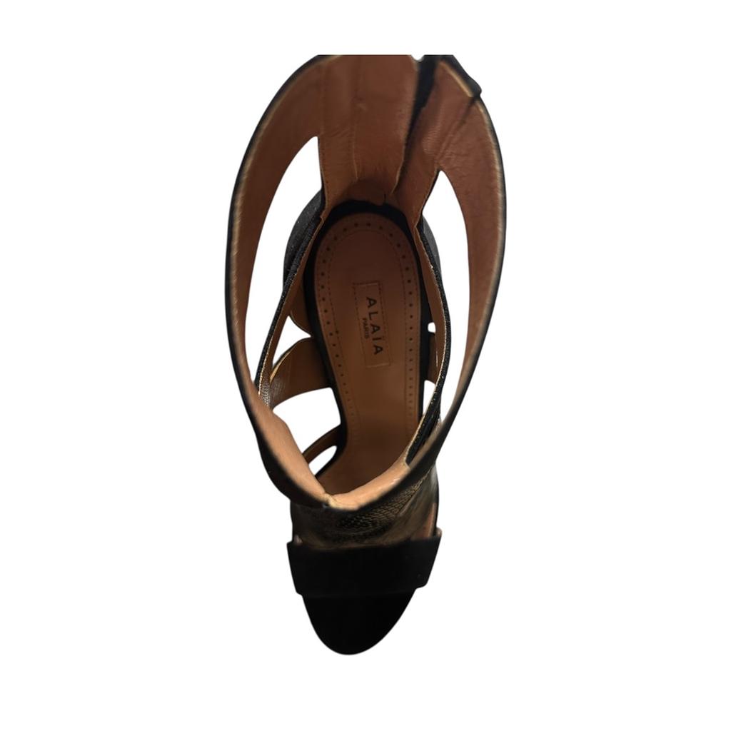 Sandales Alaïa - 37 - Noir - État : Neuf