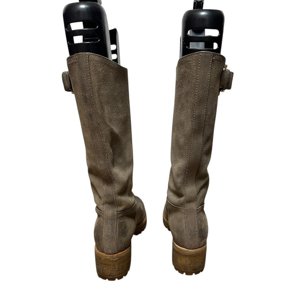 Bottes mi-Hautes Prada - 36.5 - Gris - État : Excellent