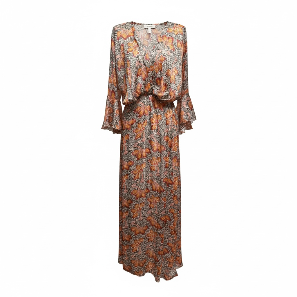 Robe longue Holly & Joey - M - Orange - État : Excellent