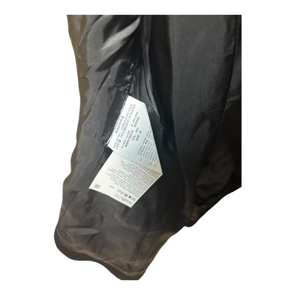 Veste Chemise Rochas - 36 - Noir - État : Très Bon