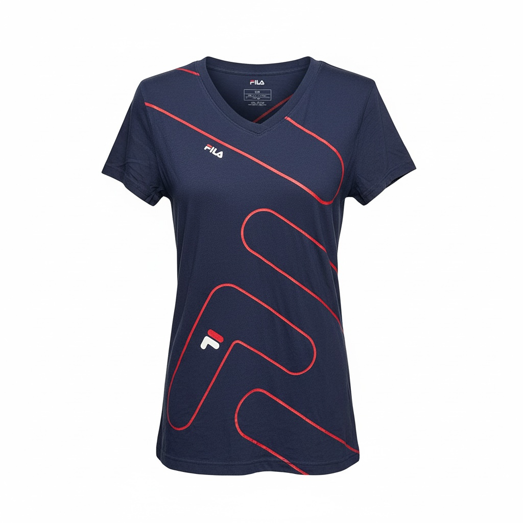 T-shirt sport Fila - M - Bleu marine - État : Excellent