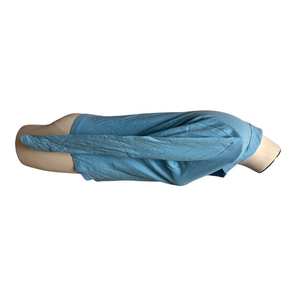 Polo manches longues Lacoste - 38 - Bleu - État : Excellent