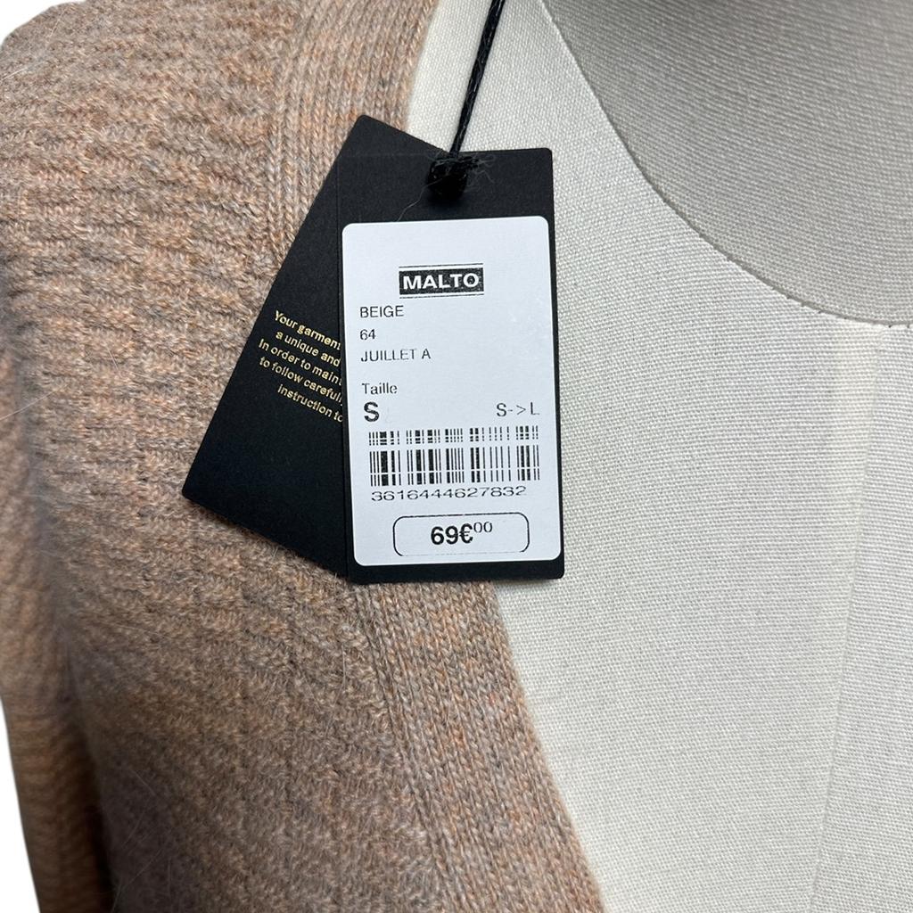 Cardigan Rue Mazarine - S - Beige - État : Neuf