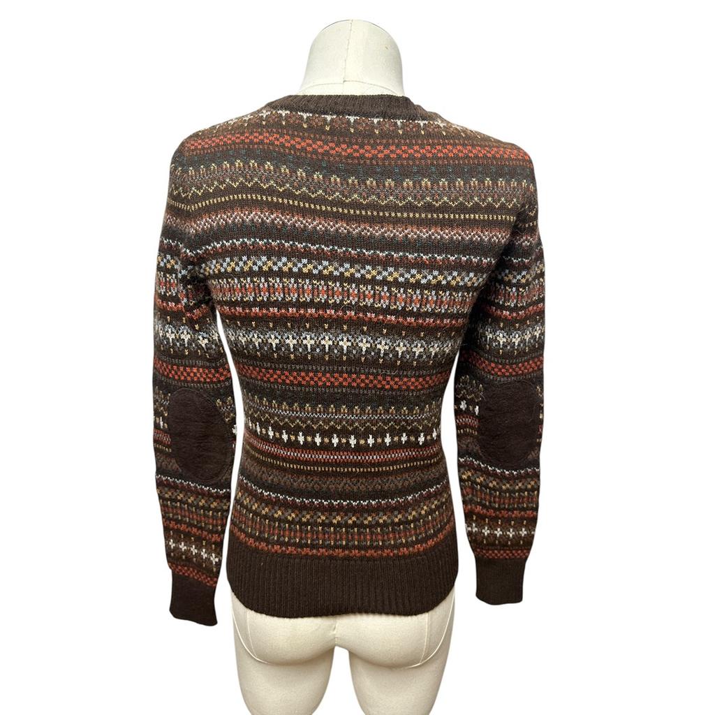 Pull femme Lacoste - 36 - Marron - État : Excellent