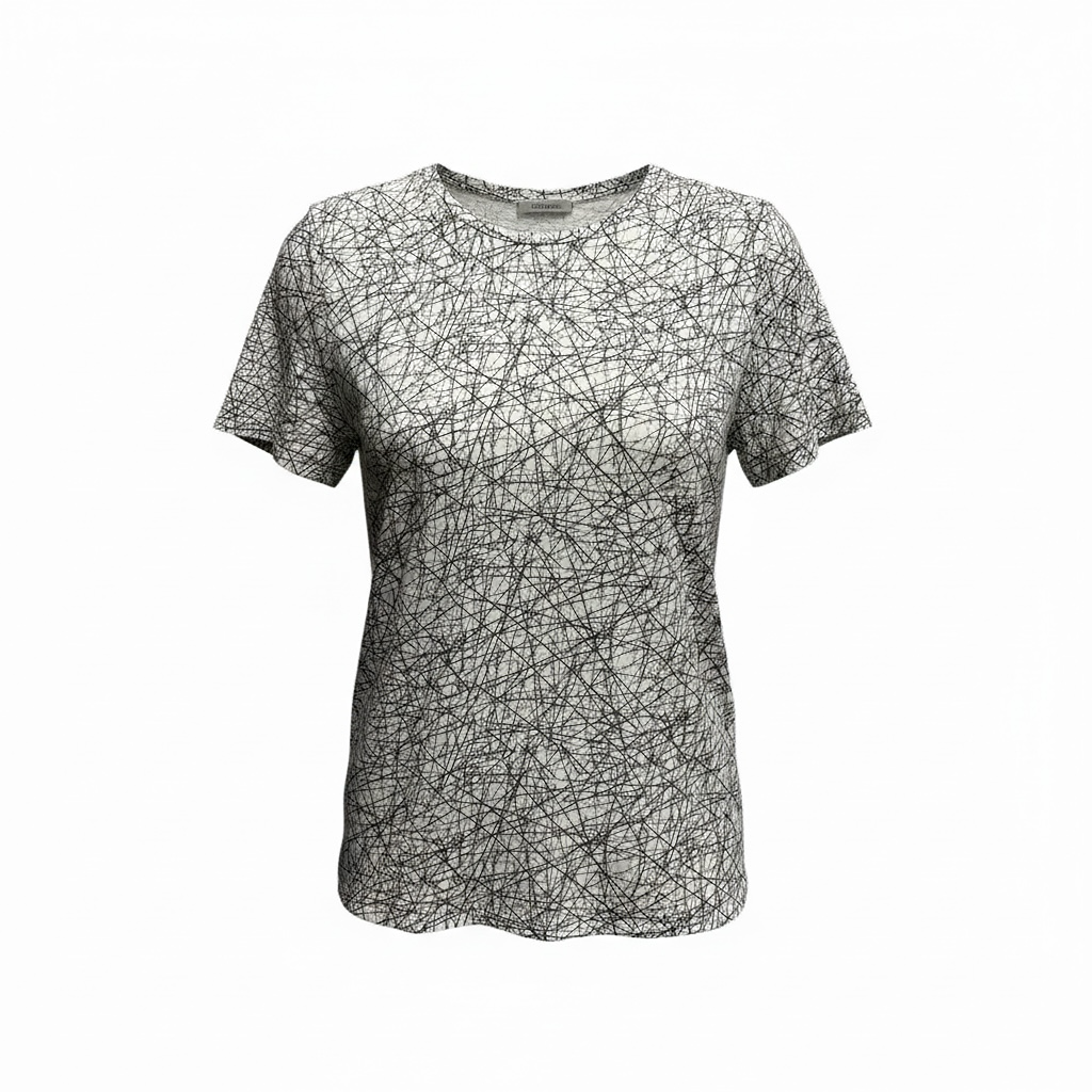 T-shirt Imprimé Sandro - S - Blanc - État : Très Bon