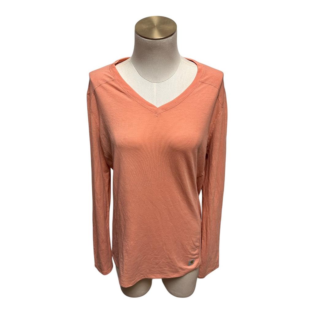 T-shirt manches longues Carhartt - Xl - Orange - État : Excellent