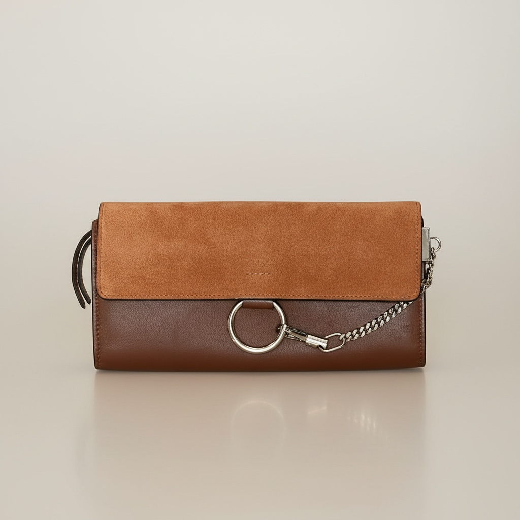Portefeuille Chloé - Taille unique - Marron - État : Neuf avec étiquette