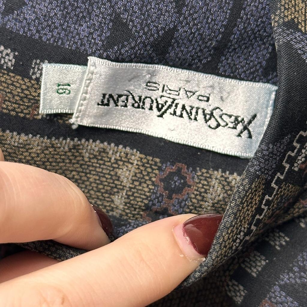 Chemise Yves Saint Laurent - L - Marron - État : Excellent