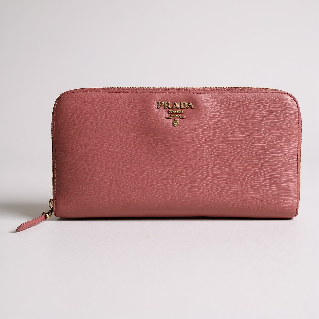Porte-monnaie Prada - Taille unique - Rose - État : Excellent
