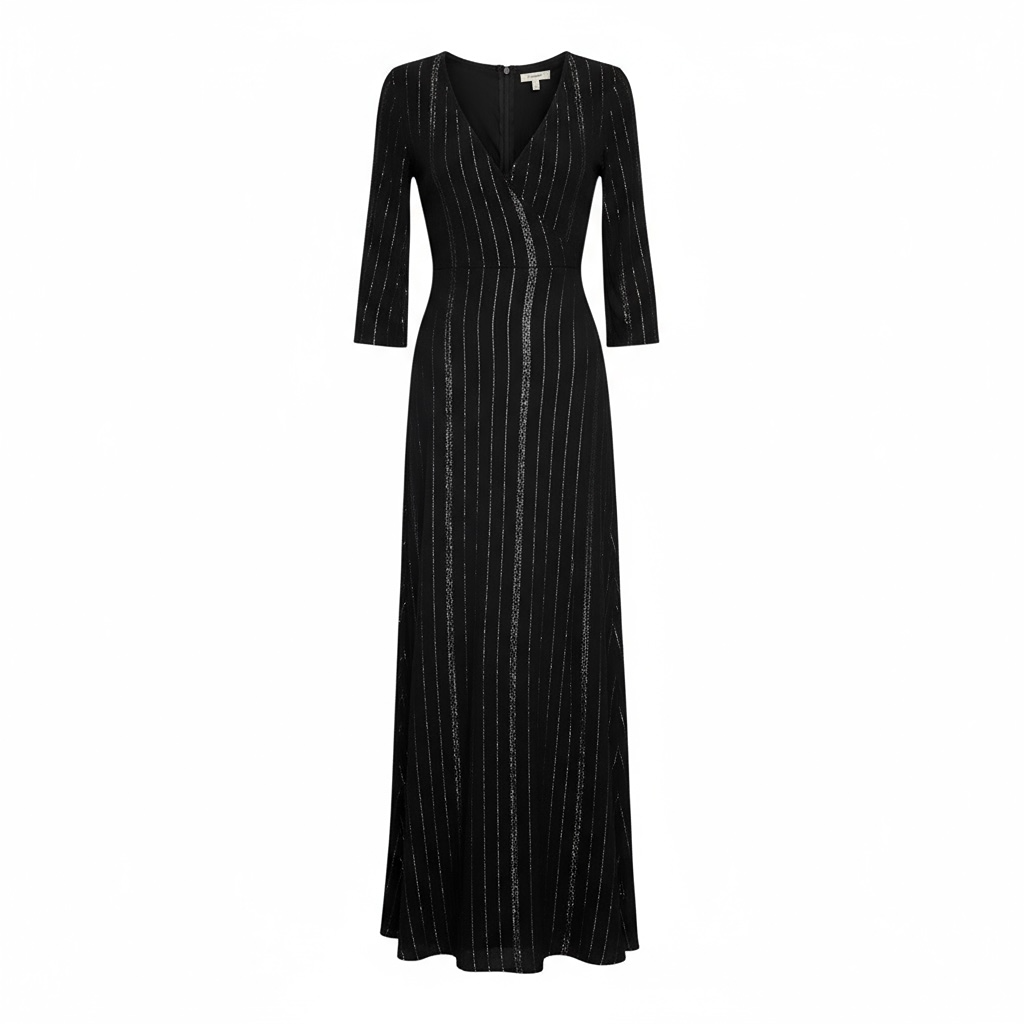 Robe Longue Belair - 38 - Noir - État : Très Bon