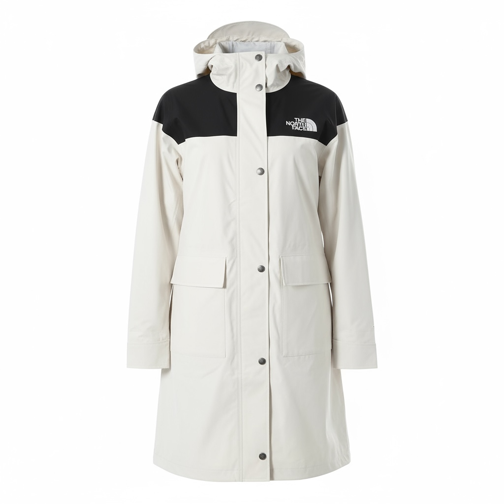 The North Face Manteau Imperméable Femme Blanc